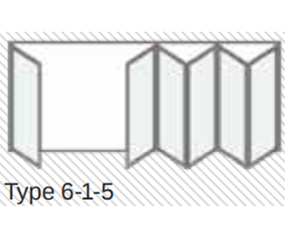 Bi Fold Door 6 Panel